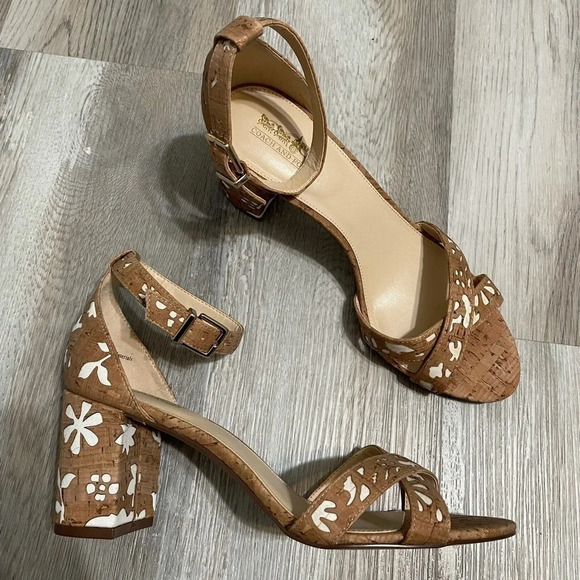 Coach and Four Shoes - Coach and Four cork floral sandals New​​​​